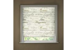 6ft Typography Roller Blind.